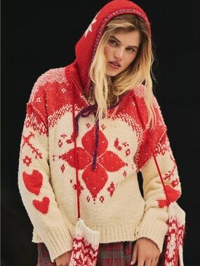 FREE PEOPLE Mythical Knit Sweater, Size S